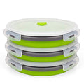 1200ml Large Collapsible Meal Prep Containers (green)