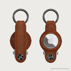 KeySmart Air AirTag Keychain Key Holder (Genuine Leather)