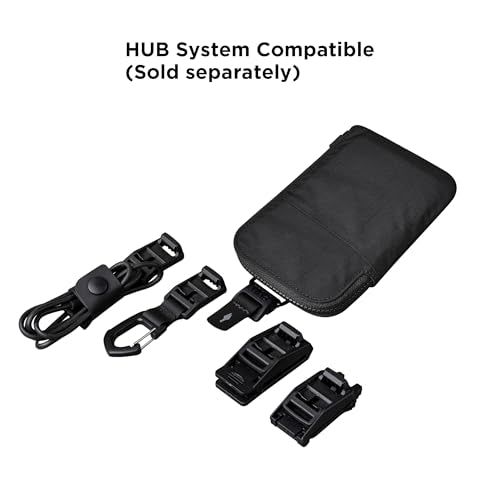 Zip Travel Wallet RFID Blocking Passport Holder Black (Black)