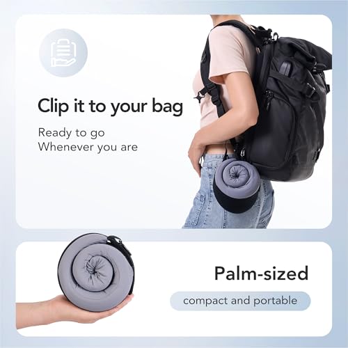 Travel Neck Pillow Airplane Neck Support Ergonomic Design for Traveling (Cool Light Pink / Standard)
