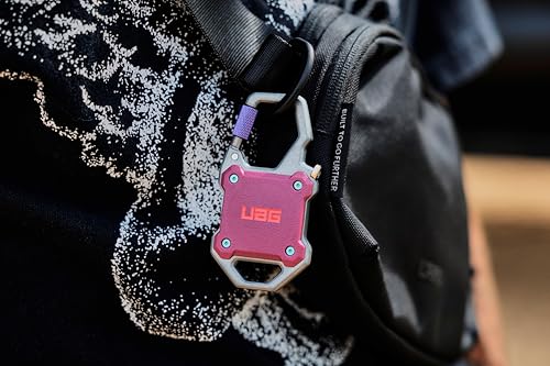 UAG Monarch Case for AirTag (Deep Purple Synth)
