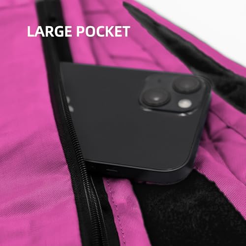 Large Waterproof Outdoor Blanket Thick Fleece 80" x 58" (Rose Purple-b)