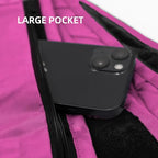 Large Waterproof Outdoor Blanket Thick Fleece 80" x 58" (Rose Purple-b)