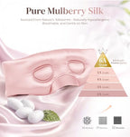 3D Silk Bluetooth Sleep Mask (Pink)