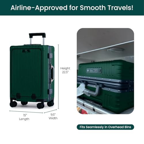 Carry on Luggage (Forest Green / 22.5")
