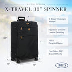 X Bag Large Spinner with Frame (Black / Checked-Large)