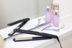 1" Anti Static Hair Straightener (Black/Gold / 1 inch)