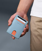 Mens Slim Wallet (Chicago Blue Grey)