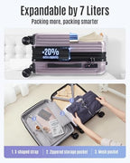 20 Inch Carry On Luggage 22x14x9 Airline Approved (Rose Purple / Carry-On - 20")