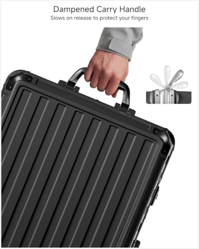 2 Piece Zipperless Luggage Set (Jet Black / 2 Piece Set (21/30))