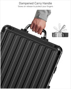 2 Piece Zipperless Luggage Set (Jet Black / 2 Piece Set (21/30))