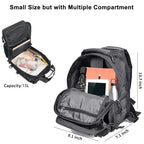 Tactical Sling Bag Pack Military Assault Rucksack Shoulder Bag Backpack Chest Pack Handbag Waterproof for Travel Hiking Camping Trekking Exploring Fishing Hunting (Black Cp)