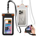 IPX8 Floating Waterproof Dry Bag 2 (black+white+ Orange)
