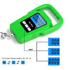 Digital Fish Scale Hanging Scale Fishing Scale (Green)