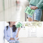 Passport Holder for Travel Essentials (Green / Simplicity)