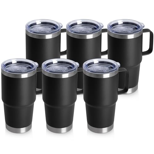 20oz Tumbler Bulk with Lid (Black / 20 Ounces-6)