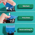 Clipper Guards Set for Most Wahl Clippers with Holder (Multicolor)