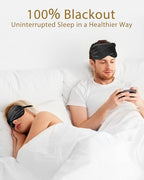 4 Pack Silk Sleep Mask (004 Black*4pcs)