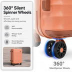 Luggage Sets 5 Piece (Tangerine / 5 Piece Sets (20/24/28/Db/Tb))