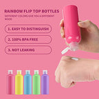 3.4 oz Travel Bottles for Toiletries (Multi-colored)