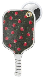 Keychain Case Compatible with Apple AirTags (Pickleball Raspberry)