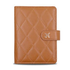 Rfid Passport Holder for Travel women (LG BROWN)
