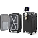 24 Inch Checked Luggage (Jet Black / 24 Inch)
