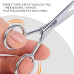 2PCS Small Grooming Scissors for Men and Women