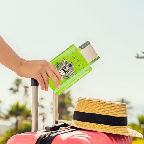 RFID Blocking Passport Holder (Green / Upgraded)