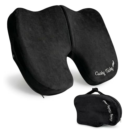 Premium Slim Foldable Travel Seat Cushion (Black / Slim)