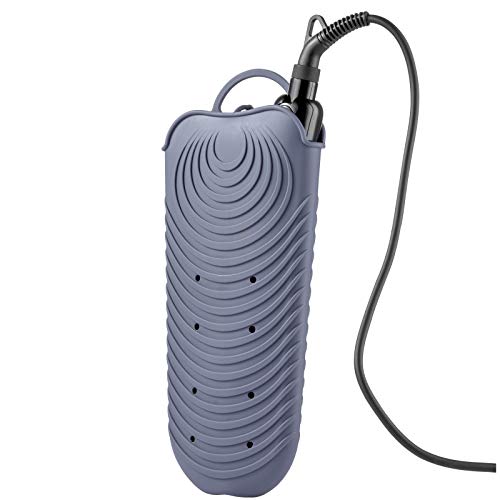 Heat Resistant Curling Iron Mat & Travel Pouch (Gray)