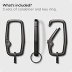 Life Rugged Carabiner Clips (Small / Gunmetal)