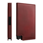 Parliament Pop Up Minimalist Wallet for Men (Merlot Red)