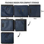 Luggage Travel Cup Holder Free Hand Drink Carrier (4. Hook & Loop: Navy)