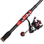 Fishing Rod and Reel Combo Set with Telescopic Fishing Pole Fishing Accessories and Carrier Bag for Saltwater Freshwater (1.8M/5.91FT Rod with 2000 Reel / Full Kits With Bag)