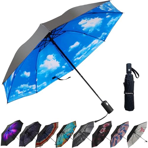 Compact Travel Umbrella (High clouds (Auto) / 44 inches)