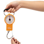 Mechanical Luggage Scale with Tape Measure (Orange)