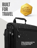Hanging Travel Toiletry Bag (Black)