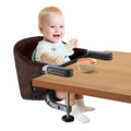 Hook On High Chair (Table Clamping Chair / Brown)