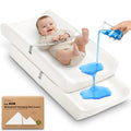 2 Pack Waterproof Changing Pad Covers (Soft White / Waterproof + Viscose derived from Bamboo)