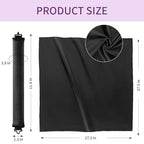 Heatless Curls Overnight Hair Curlers (Black(Pack of 4))