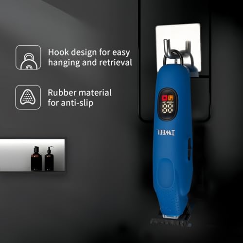 Professional Beard Trimmer for Men (Blue)