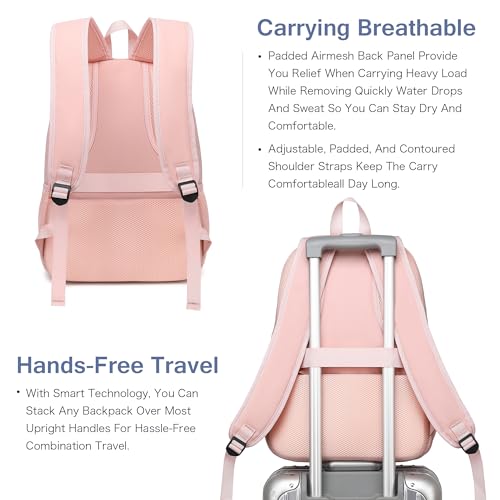 Laptop Backpack for women (15.6 / Amour Pink)
