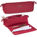 Hair Tools Travel Bag and Heat Resistant Mat 17" (Burgundy)
