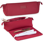 Hair Tools Travel Bag and Heat Resistant Mat 17" (Burgundy)