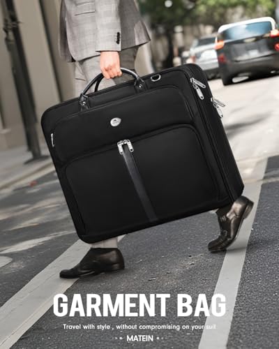Mens Garment Bags for Travel (Black)