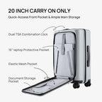 Medium Checked Luggage Flat Top Opening (06-Charcoal Coconut Milk / Checked 25-Inch (Top Opening, 72L))