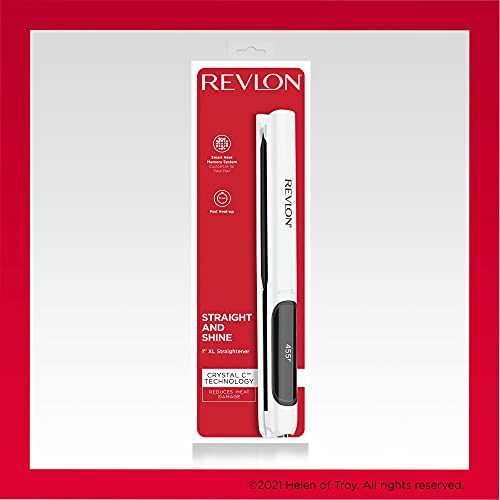 Crystal C + Ceramic Digital Hair Flat Iron (1 inch)