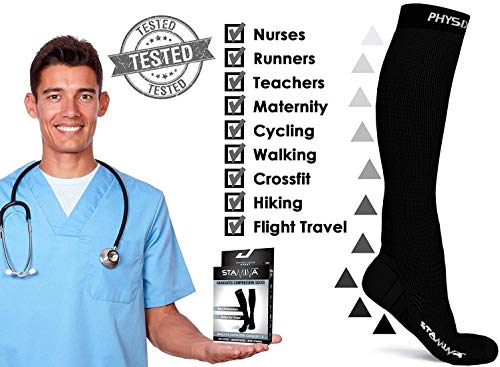 Physix Gear Compression Socks (Black / XX-Large)