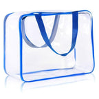 5Pcs Crystal Clear PVC Travel Toiletry Bag Kit - Image 9